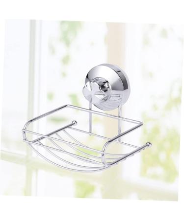 Ciieeo 2pcs Soap Dish with Drain Suction Soap Holder Wall-mounted Soap Dish Super Powerful Vacuum Suction Cup Soap Holder Stainless Steel Soap Holder Sponge Holder Nail Free - Buy Online on GoSupps.com