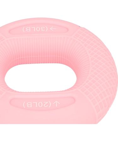 Hand Grip Strengthener Ring - Pink Silicone Stress Relief - Improve Finger Strength & Grip | International Shipping Available - Buy Online on GoSupps.com