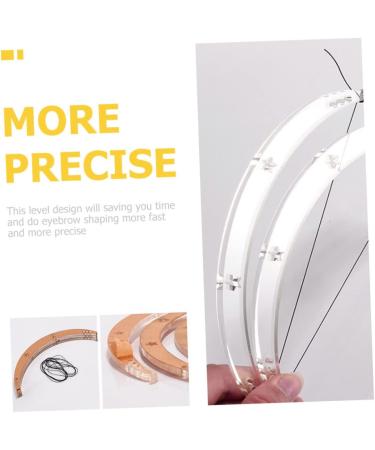 Mipcase 1 set Bow Level Eyebrow Ruler Horizontal Shape Mapping Measuring Shaper Marker Line Tool Shaping - Buy Online on GoSupps.com