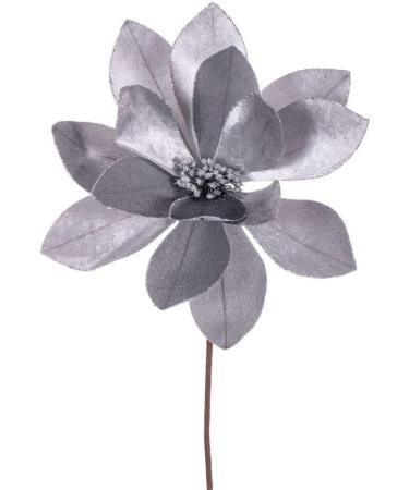 Vickerman 705308-22" Black Velvet Sheen Glitter Trim Poinsettia Spray (4 Pack) (RG223317) - Buy Online on GoSupps.com