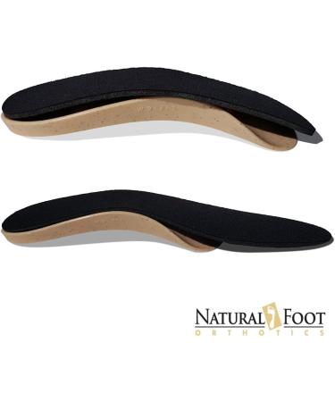 Natural Foot Orthotics Cushions - 1 Pair Sponge Rubber with Nylon Cover | Trim to Fit | For Men Size 10 - Buy Online on GoSupps.com