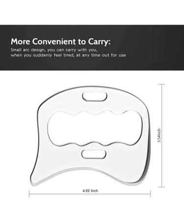 Povhhee Iastm Gua Sha Massage Tool | Stainless Steel Tissue Scraping Tool for Back Legs & Arms - Enhance Your Wellness Today! - Buy Online on GoSupps.com