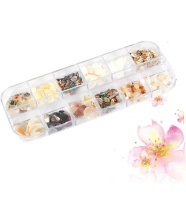 Healeved Manicure Crafts Stone Natural Decor Stones Nail Art Accessories Crystal Ab Rhinestones Shell Nail Decals Glass Rhinestones Nail Crystal Gems Nail Diamond Tool Gravel - Buy Online on GoSupps.com