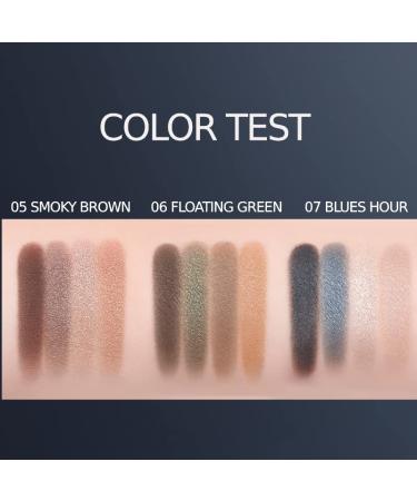 CARSLAN 4 Color Nude Eyeshadow Palette 12H Longlasting Highly Pigmented Shades with Matte, Glitter, & Shimmer Finishes - Peacock Green - Buy Online on GoSupps.com