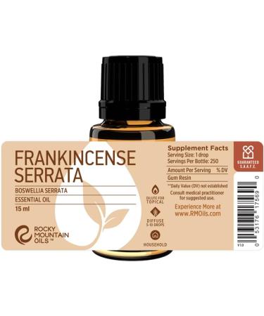 Buy Rocky Mountain Oils Frankincense Serrata 15ml - Pure Essential Oil for Aromatherapy & Wellness - Buy Online on GoSupps.com