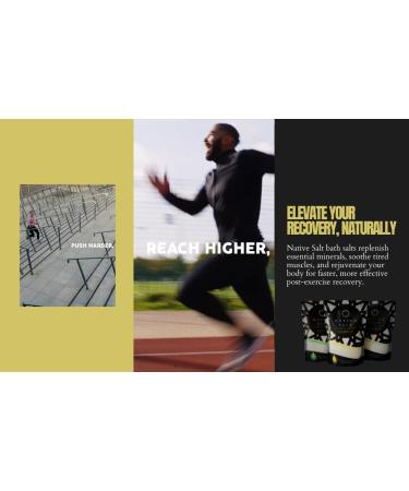 NATIVE SALT LTD Native salt magnesium bath flakes eucalyptus and lime infused with shea oil natural source of magnesium mineral bath flakes magnesium recovery vegan and palm oil free 1 kg - Buy Online on GoSupps.com