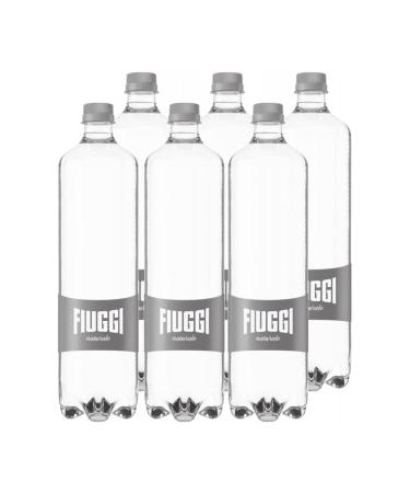 Fiuggi Naturel Lot de 6 bouteilles d'eau min rale en plastique