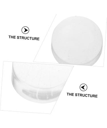 Ipetboom Silicone Nail Stamper Replacement 6pcs Nail Art Silicone Stamp Single Silica Gel Seal Silicone Stamper Replacement 2.30X2.30X1.20CM Transparent Color - Buy Online on GoSupps.com