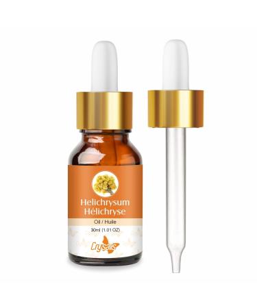 Crysalis Huile d'h lichryse | Huile de support pure et naturelle non dilu e press e froid 30 ml/30 ml
