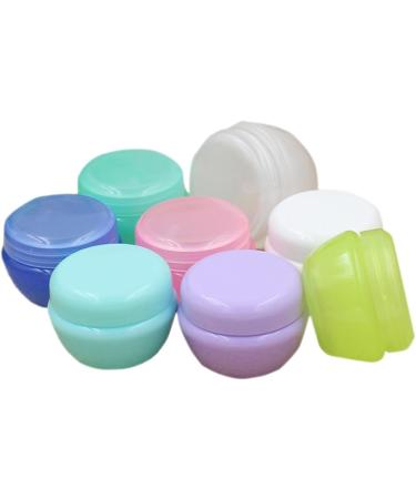 Morechioce 10 Pack Refillable Plastic Travel Containers - 10ml Small Cream Boxes for Lip Balm Shampoos & Creams - Buy Online on GoSupps.com