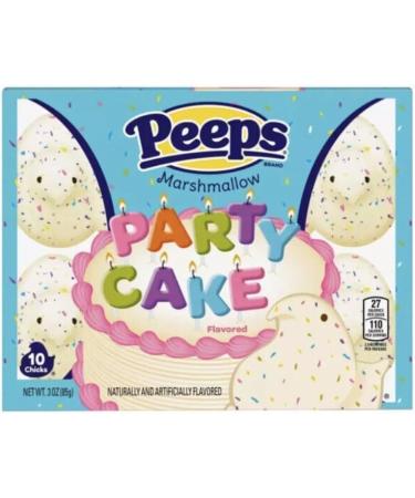 Easter Peeps Variety Party Pack - Cotton Candy Party Cake Sparkly Wild Berry Flavors - Easter Basket Candy - 28 Total Marshmallows - Includes Fote Brand Magnet - Buy Online on GoSupps.com