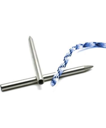RuiLing 2-Pack Stainless Steel Lacing Needles - 2mm ID, 4mm Length - Ideal for Bracelet Paracord Weaving - Buy Online on GoSupps.com