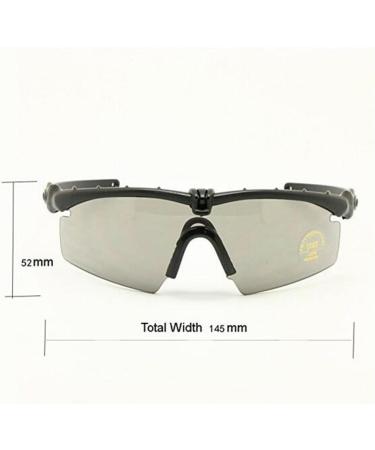 SI M Frame 3.0 Polarized Army Sunglasses - Tactical Military Goggles with 4 Polarized Lenses for Combat & War Games - Ultimate Eye Protection (Black) - Buy Online on GoSupps.com