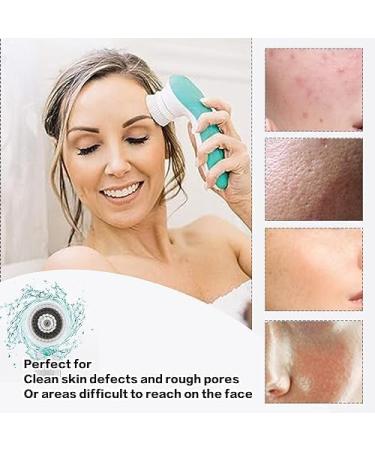TECKI 3 Pieces Facial Cleansing Brush - Replacement Head for Electric Facial Cleansing Brush Cleaning Tools for Deep Face Cleaning Acne Removal Face Massage - Buy Online on GoSupps.com