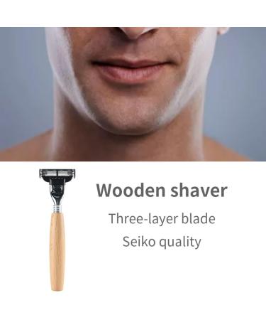 Buy Wooden Handle Security Razor Premium Quality & International Shipping - Buy Online on GoSupps.com