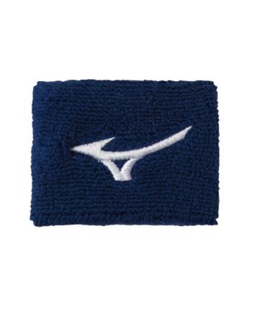 Mizuno 2" Wristband G2 ONE SIZE FITS ALL (ONE) Navy