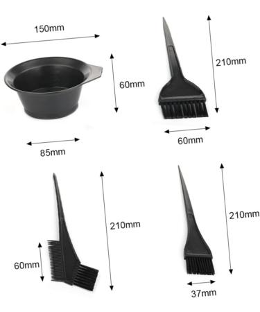 FOMIYES 12 Sets Hair Coloring Comb Hair Dye Tool Hair Dye Comb Phone Charm Holder Mini Christmas Hats Headband Pocket Folders Household Hair Dyeing Bowl Tools Baking Oil Hair Color Brush - Buy Online on GoSupps.com