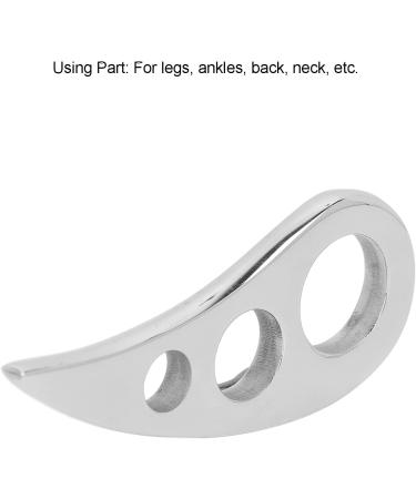 Premium Stainless Steel Gua Sha Tool - Mirror Polish Massage Scraping Board for Muscle Relief & Storage Bag | Foot Back & Leg Therapy - Buy Online on GoSupps.com