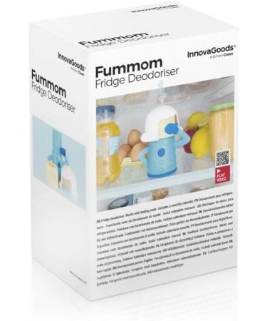 InnovaGoods Odor Eliminator - Blue Plastic Air Freshener | 14x12x9 cm | Effective Odor Control for Home & Travel - Buy Online on GoSupps.com