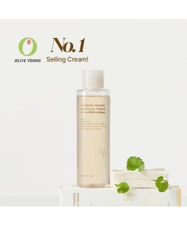 HEVEBLUE Salmon Caring Centella Toner - Salmon PDRN pH 5.5 Salmon Egg Extract Centella Madecassoside Restore and Rejuvenate Refine Skin Texture Low Irritation Korean Skincare K-Beauty - Buy Online on GoSupps.com