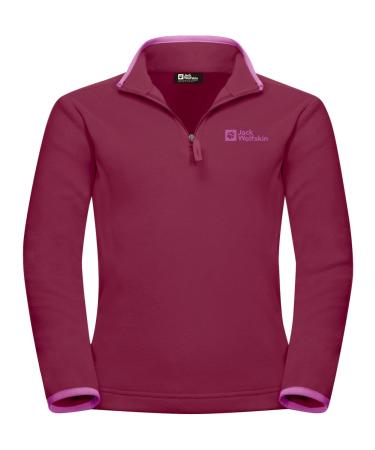 Jack Wolfskin Unisex Kids Taunus Halfzip K Pullover 164 Dark Ruby
