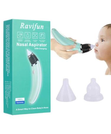 Ravifun Baby Nasal Aspirator, Electric Nose Sucker for Newborns and Toddlers, USB Charging, 5 Levels of Suction