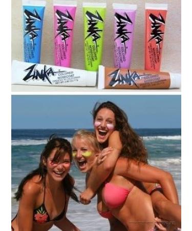 Zinka Colored Waterproof Sunblock - Red | Worldwide Shipping & UV Protection - Buy Online on GoSupps.com