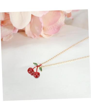 NUOBESTY 10pcs Fruit Drop Oil Pendant Fashion Necklace Cherry Charms Miniture Decoration Water Bottle Accessories Fruit Charms Diy Supplies Charms for Diy Craft Jewlery Metal Jewelry Alloy - Buy Online on GoSupps.com