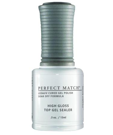 LeChat Perfect Match Gel Polish Top Gel Sealer + Nail Lacquer Set (0.5 oz) - High Gloss Finish, Easy Application - Buy Online on GoSupps.com
