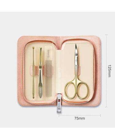 4-in-1 Personal Care Tool Set | Stainless Steel Eyebrow Trimmer & Ear Spoon - Professional Makeup Kit (4 PCS - Buy Online on GoSupps.com