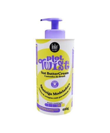 Lola Cosmetics - Plot Twist Nut Butter Cream - Modeling Butter - 480g - Definition and Control for All Hair Types