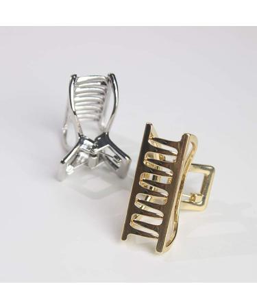 Vintage Metal Hair Clips for Women - Fodattm 4pcs Ponytail Hair Claws - Stylish Hair Accessories - Buy Online on GoSupps.com