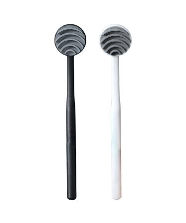 Tongue Cleaner Soft Tongue Coating Brush Safe and Practical Tongue Brush for Fresh Breath Kids Adults 2 Pack