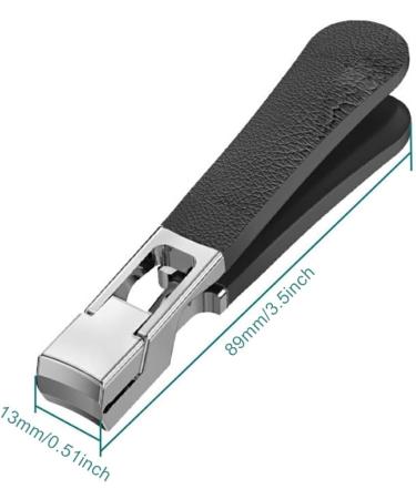 AUklOPVZZ Conveniently Trim Nails with Splashproof Toenail Clippers Stainless Steel Nail Clippers Splashproof Nail Clippers Black - Buy Online on GoSupps.com