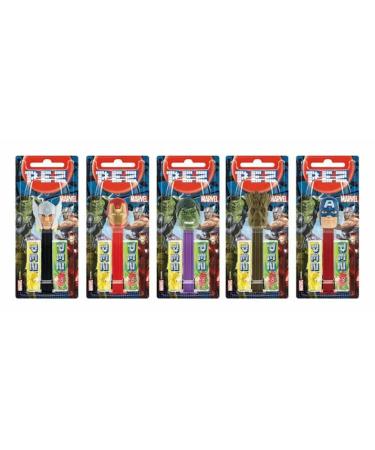 Ellies Jellies Pez Marvel Avengers 1+2 Impulse Packs 17g X1