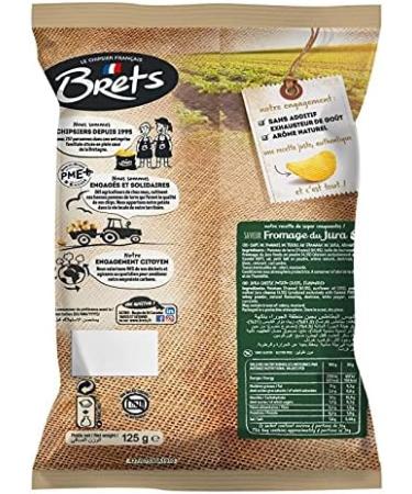 BRET'S - Jura Cheese Chips 125G - (Pack of 4) - Buy Online on GoSupps.com