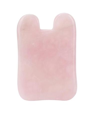 Shop Gua Sha Board | Rose Quartz Anti-Wrinkle Scraping Board for Beauty & Relaxation - Ideal for Home & Salon - Buy Online on GoSupps.com