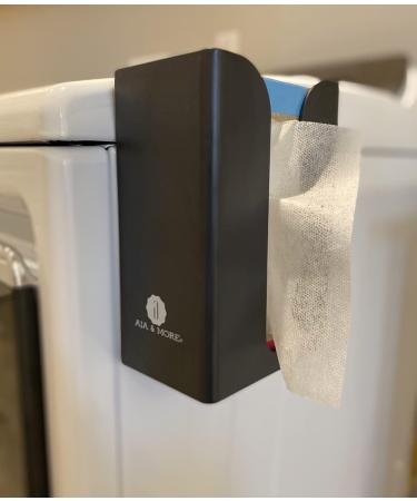 Dryer Sheet Holder - Magnetic Fabric Softener Sheet Dispenser (Matte Black) - Buy Online on GoSupps.com