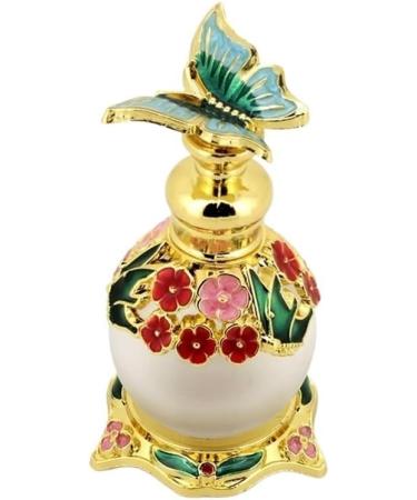 DFJOENVLDKHFE Perfume Bottle Empty Frosted Glass Essential Oil Bottle Refillable Empty Jewelry Decoration Crystal Bottle (Color : Green bottle) - Buy Online on GoSupps.com