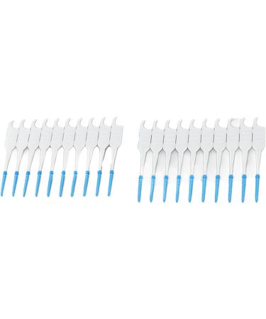 Interdental Brush - Portable 200 Pack Silicone Dental Cleaner for Oral Care - Blue - Buy Online on GoSupps.com
