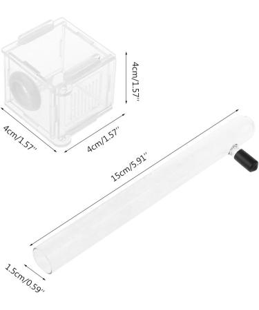 Junlinto Ant Nest Glass Tube Mini Ant Nest with Active Zone Insect House Acrylic Ant Farm - Buy Online on GoSupps.com