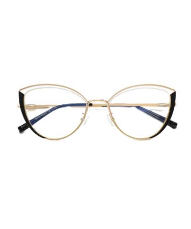 Cat Eye Large Frame for Women Blue Light Filter Reading Glasses Fashion and Comfortable Computer Readers (Size : +2.0)
