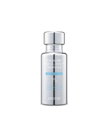 APOTHE Exosome Squal-Tox 3% Ampoule 1.01 fl oz (30ml) Intense Hydration Skin Renewal Brightening & Anti-Wrinkle Care with Exosome Technology and Niacinamide