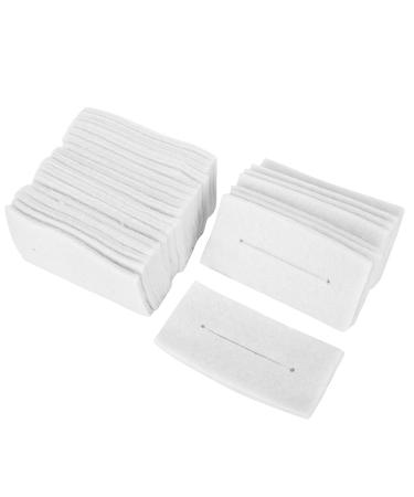 25 Pcs/Set Perm Cotton Heat Insulation Mat Heat-Resistant Digital Perm Pad for Hairdressing - Soft Thickened Heat Preservation Mat - Hair Salon Accessory for Perm Kit
