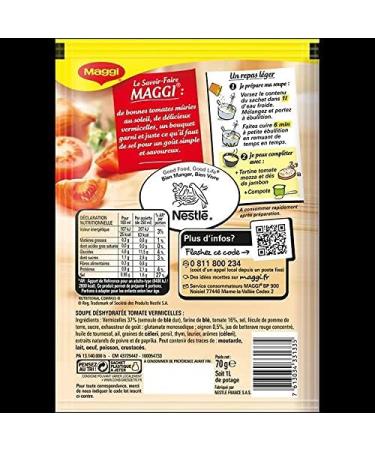  Epicerie sal e MAGGI - Tomato Vermicelli Stock Cubes 70g - Pack of 4 - Sold in Packs - Buy Online on GoSupps.com