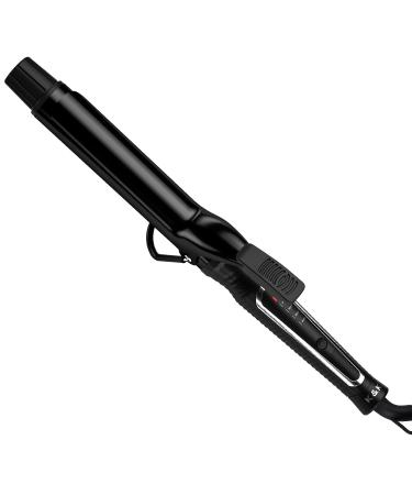 1 1/4 Inch Curling Iron with clamp Hair Curler Ceramic Coating 7INCH Long Barrel Adjustable Temp LED Display for Long Hair MCH Instant Heat up to 450 F Professional Curling Wand Dual Voltage 1.25 Inch