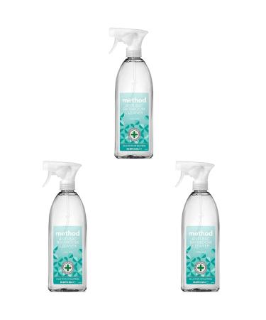 Method Antibacterial Spray Bathroom Cleaner Water Mint 828 ml (Pack of 3)