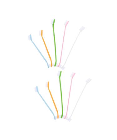 Sosoport 30 pcs Supplies for Pets Puppy Cleaning Dog Brush Small Handheld Tooth Pet Cat Teeth Portable 1 count (Pack of 1) Assorted Colorx3pcs