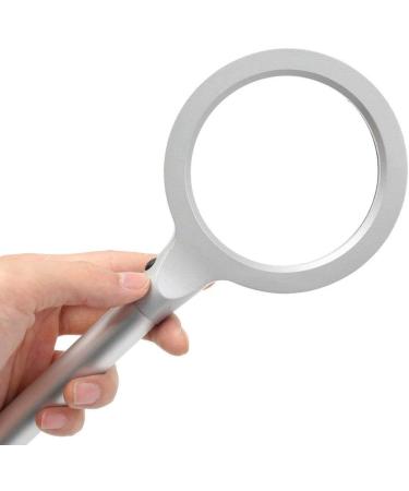 Glass with 12 LED Lights 3X Handheld Illuminated Magnifier Super High Clarity Lightweight 90mm Distortion-Free Illuminated Magnifier with Glass Lens Made in China - Buy Online on GoSupps.com