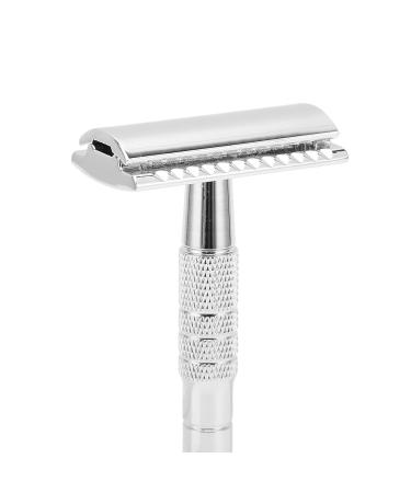 Double Edge Razor - Old Fashioned Manual Zinc Alloy Razor for Men | Washable Barber Shop Quality for Home Use - Buy Online on GoSupps.com